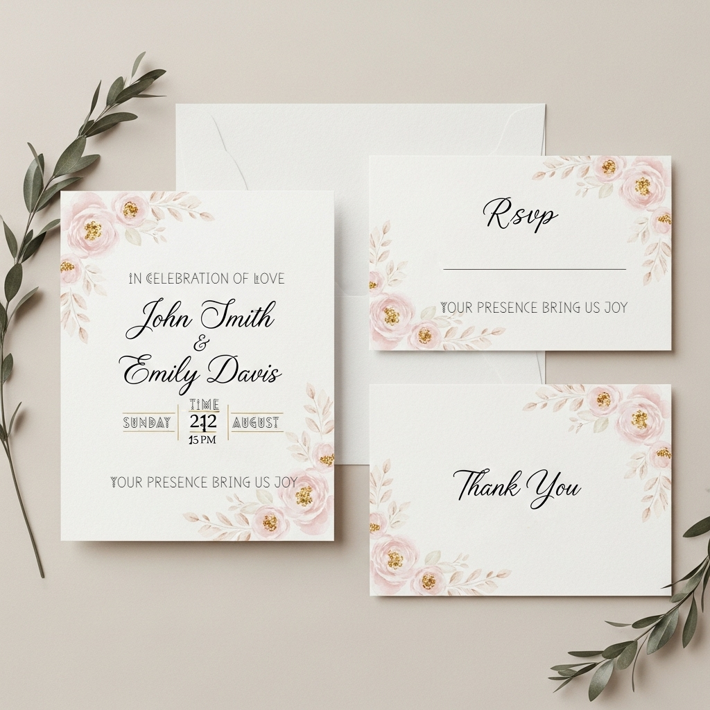 Wedding Invitation Suite Project